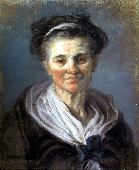Portrait d'une femme âgée - Jean-Honoré Fragonard