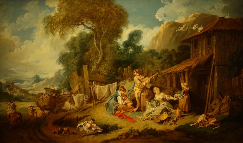 Le repos des fermiers - François Boucher