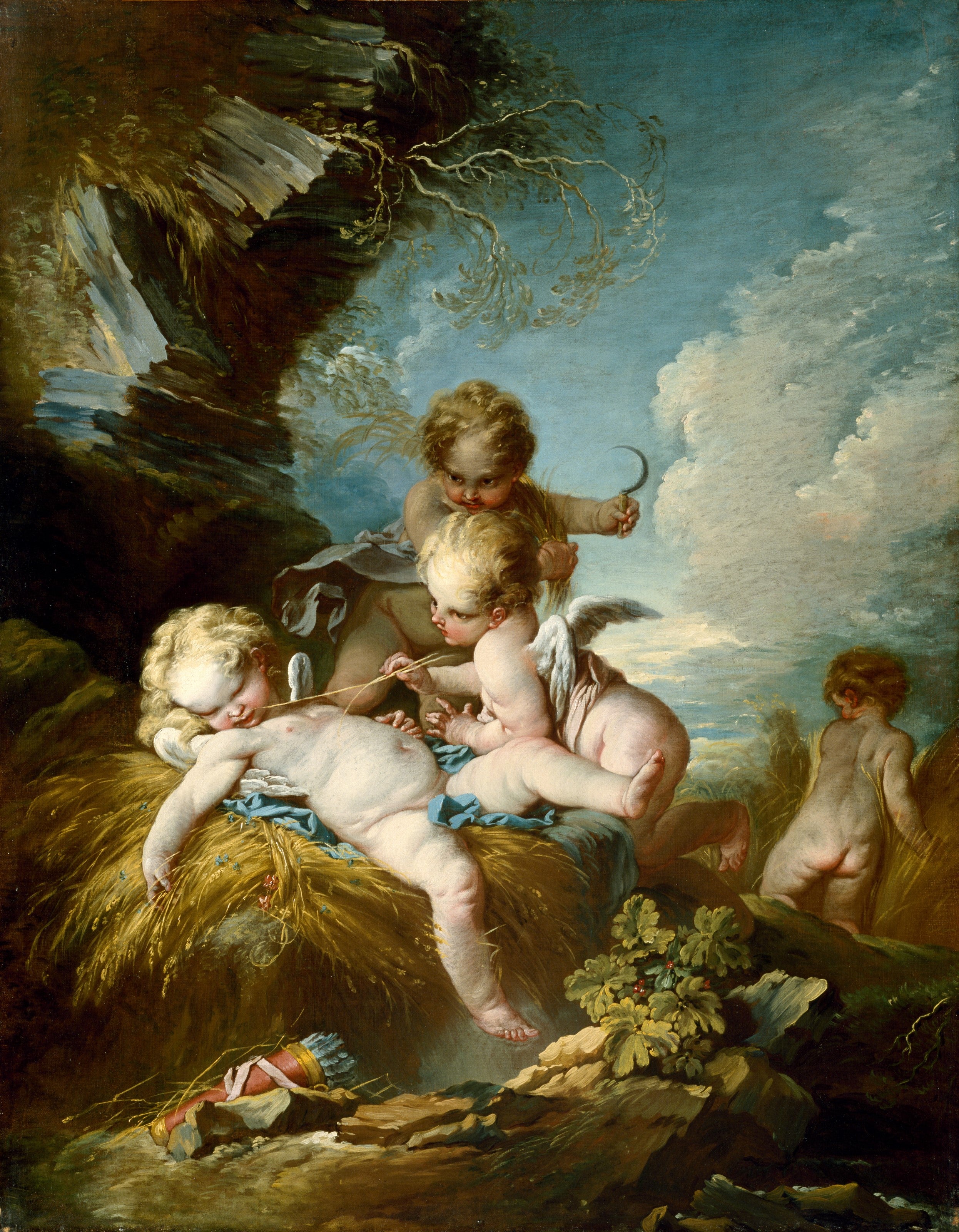 Les moissonneurs de chérubins - François Boucher