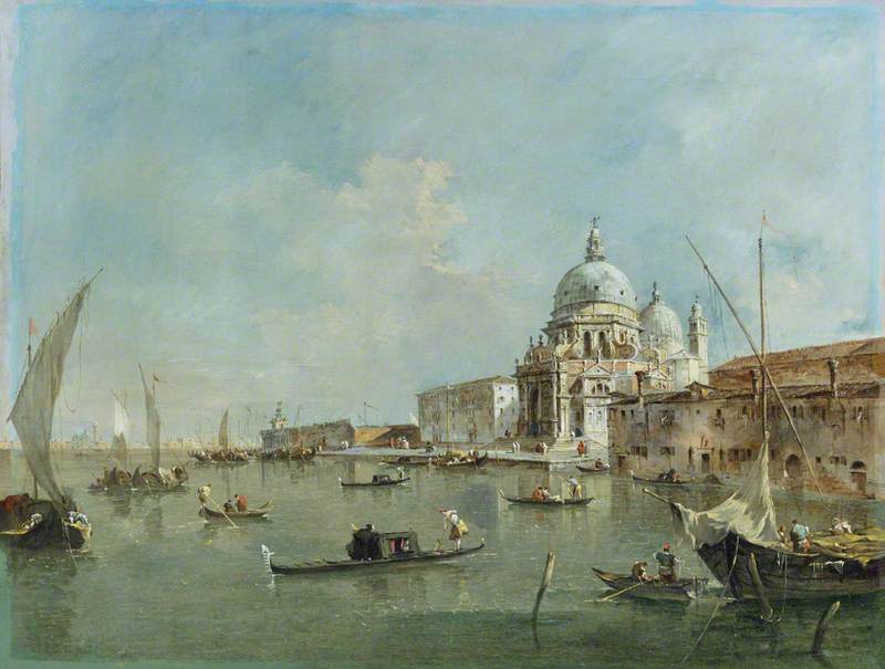 Venise : Santa Maria della Salute et la Dogana - Francesco Guardi