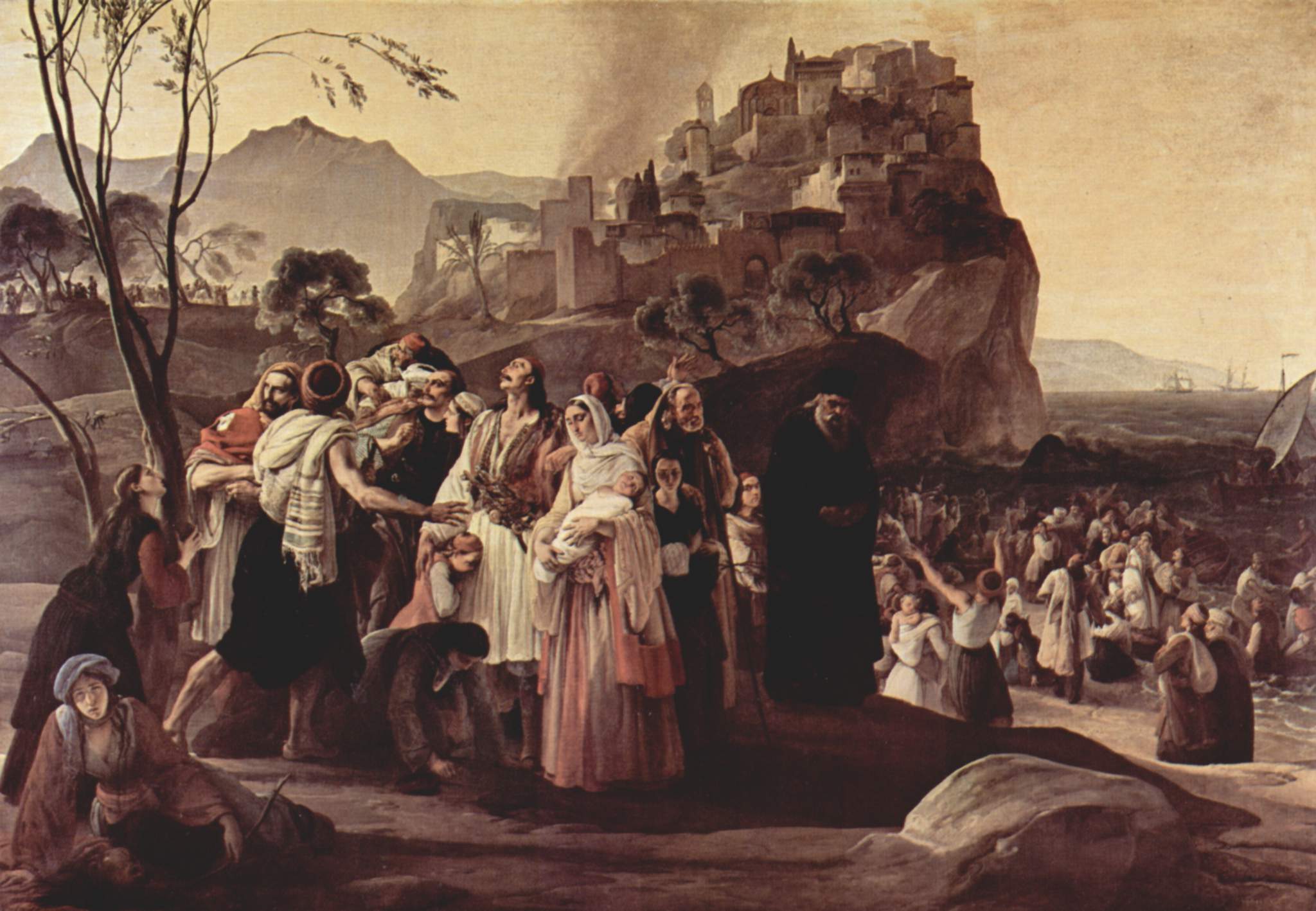 Le drame de Parga - Francesco Hayez