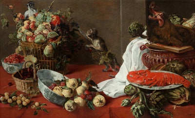 Nature morte avec des singes - Frans Snyders