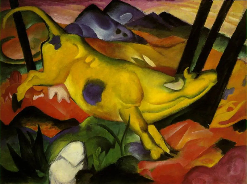 La Vache jaune - Franz Marc