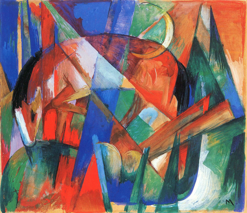 Créature mythique II (cheval) - Franz Marc
