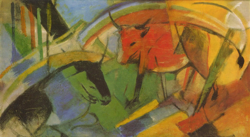 Bétail - Franz Marc