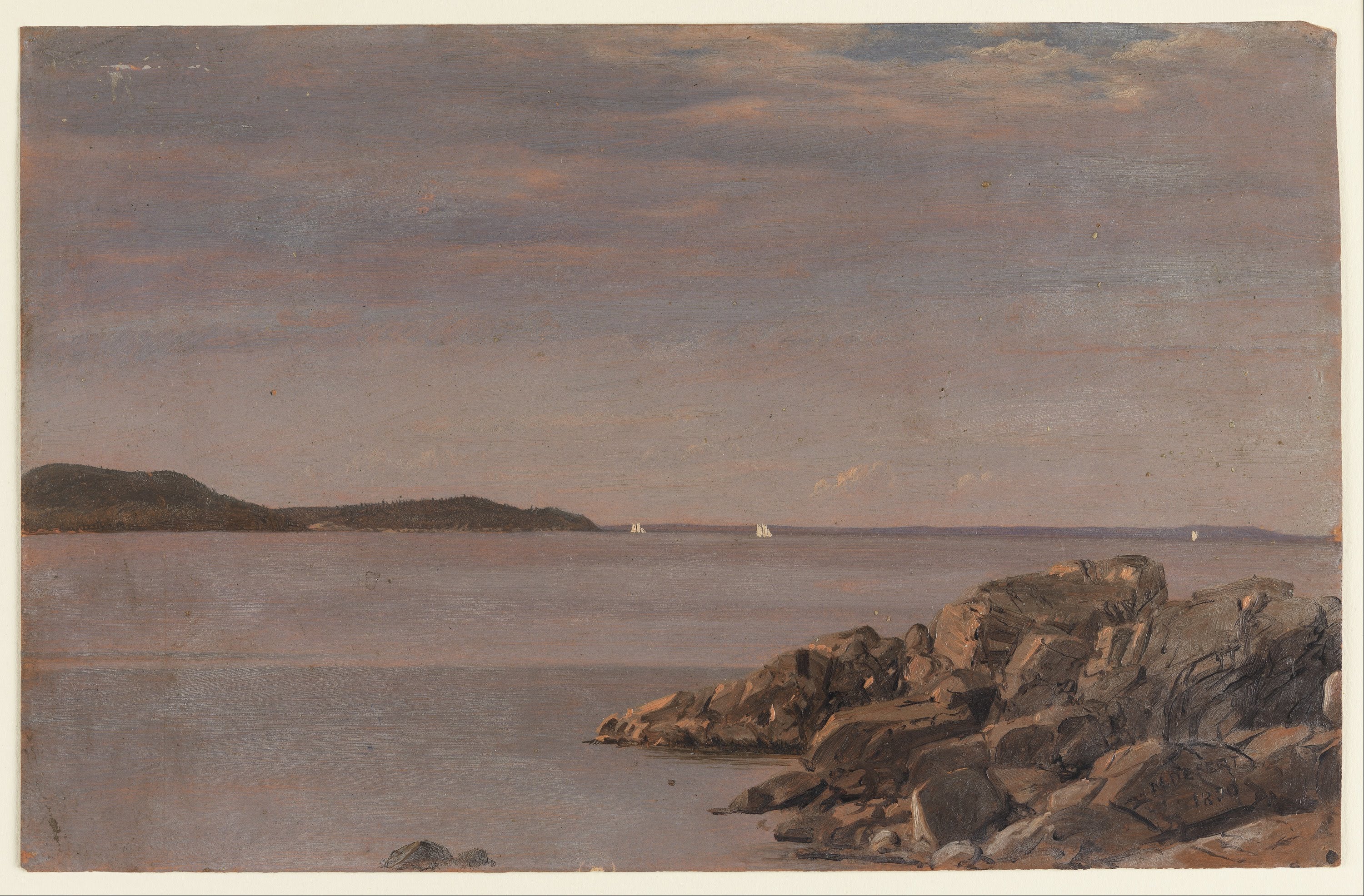 Île des Monts Déserts, côte du Maine - Frederic Edwin Church