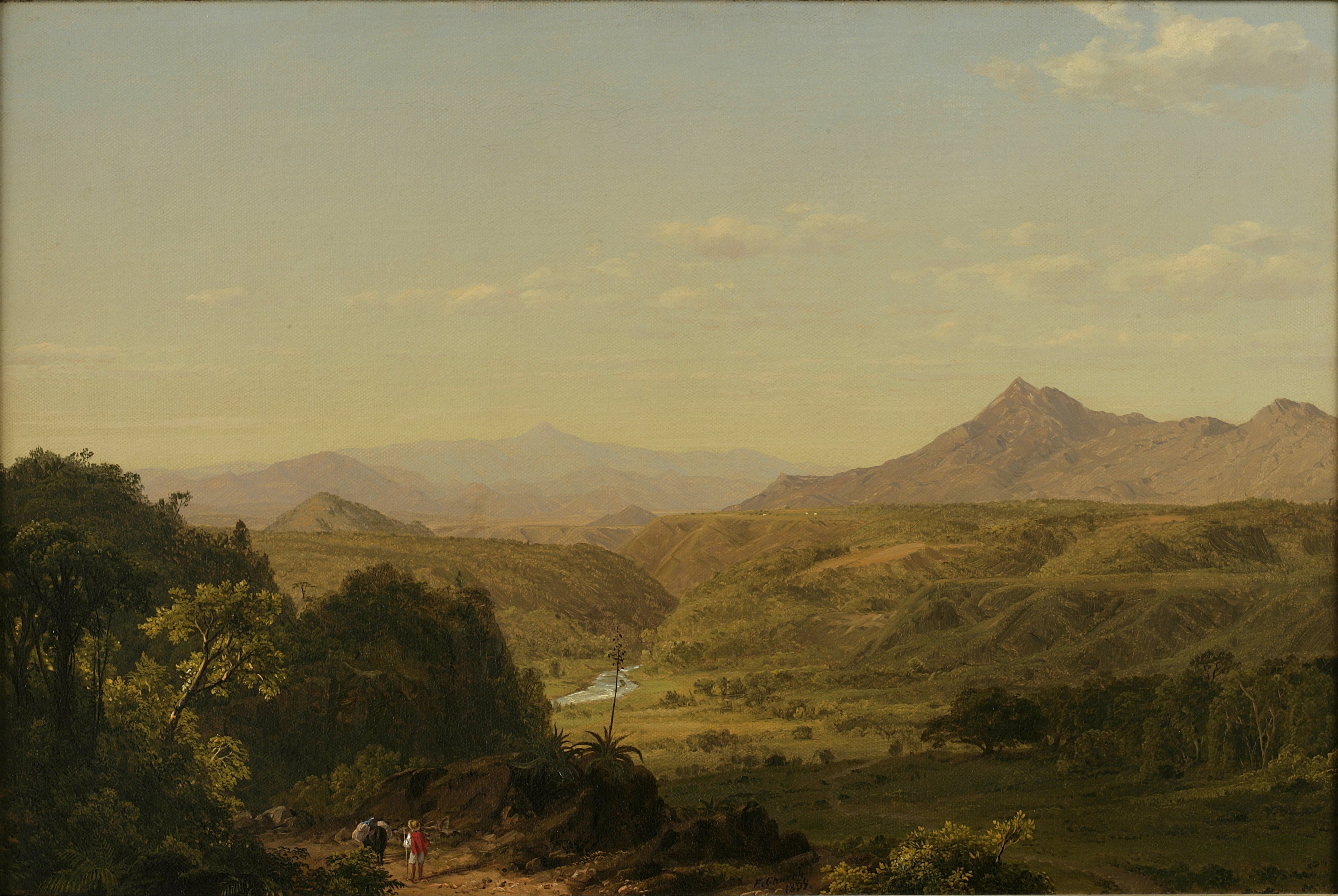 Scène parmi les Andes - Frederic Edwin Church