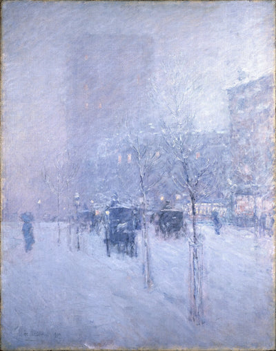 Fin d’après-midi New York hiver - Childe Hassam - Alpha Reproduction