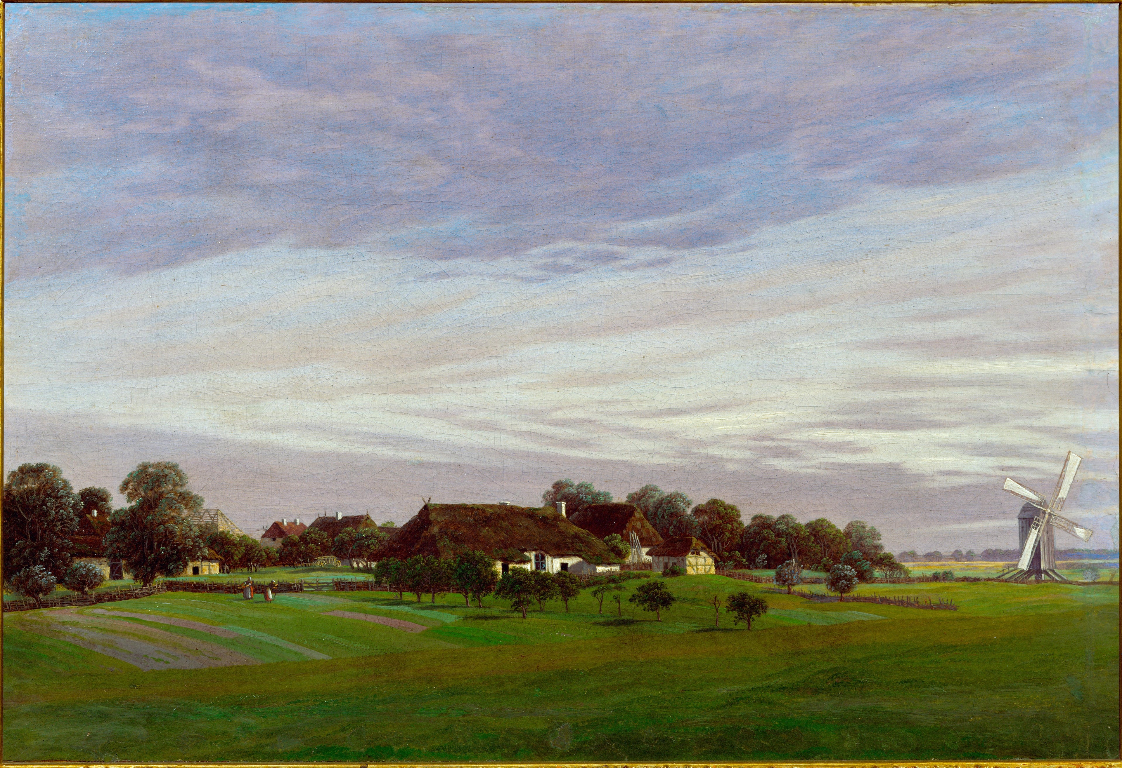 Reproduction du tableau « Paysage - Caspar David Friedrich » par Alpha Reproduction en peinture à l’huile