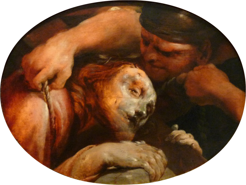 Le Christ tombé sous la croix - Giuseppe Maria Crespi