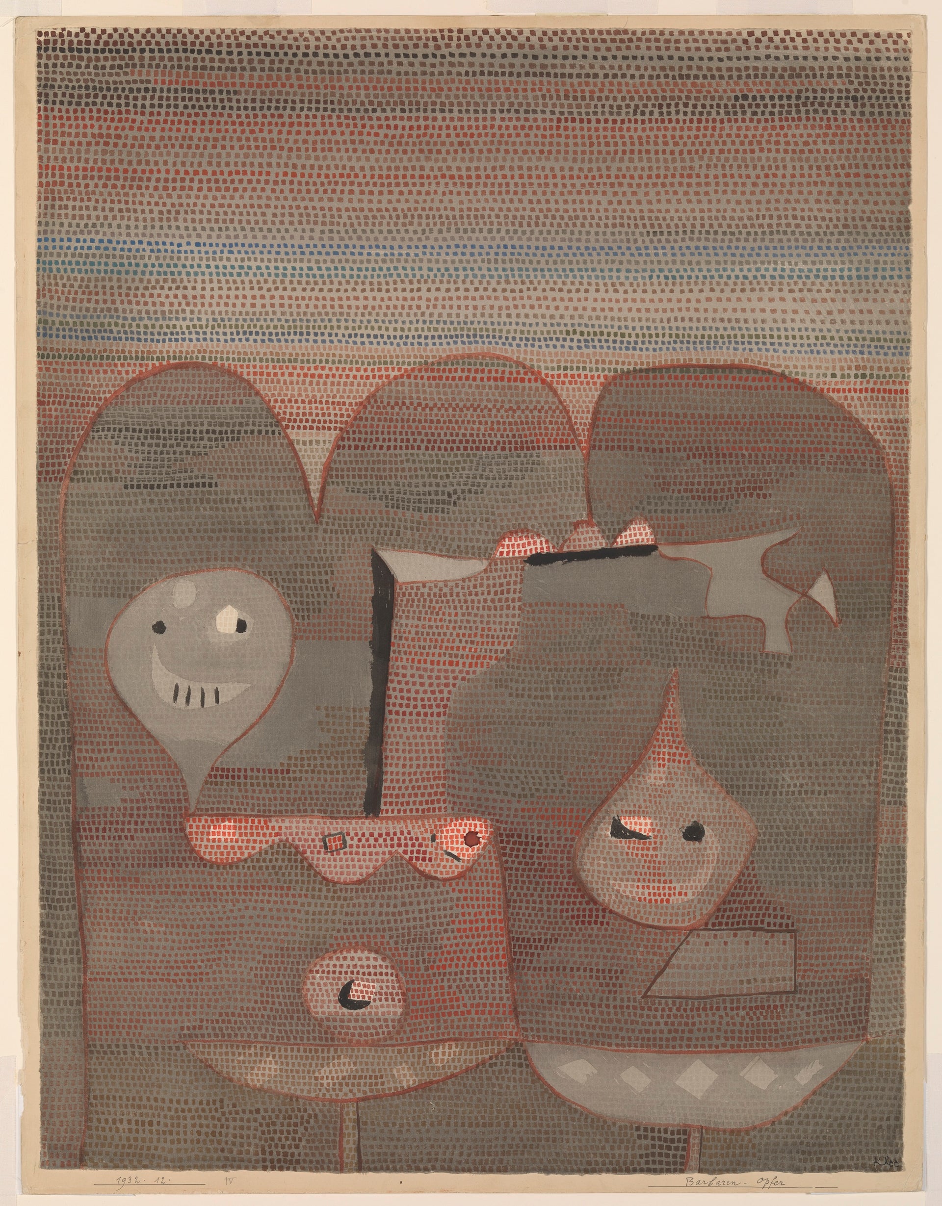 Barbarian Sacrifice. — Paul Klee