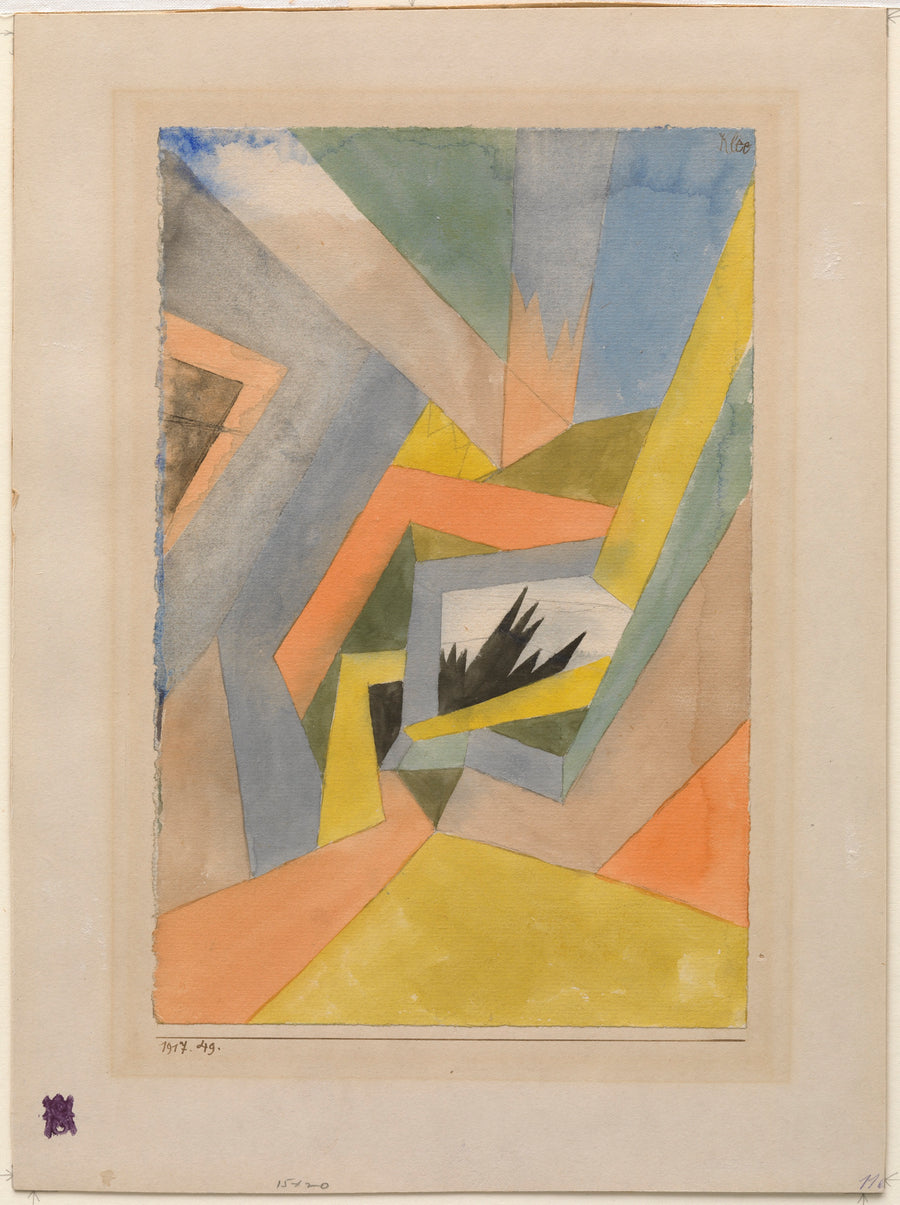 L'Idée de sapins - Paul Klee