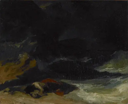 Reproduction du tableau « L'épave - Théodore Géricault » par Alpha Reproduction en peinture à l’huile