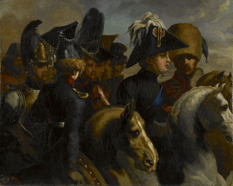 Reproduction du tableau « Un prince et son état-major - Théodore Géricault » par Alpha Reproduction en peinture à l’huile