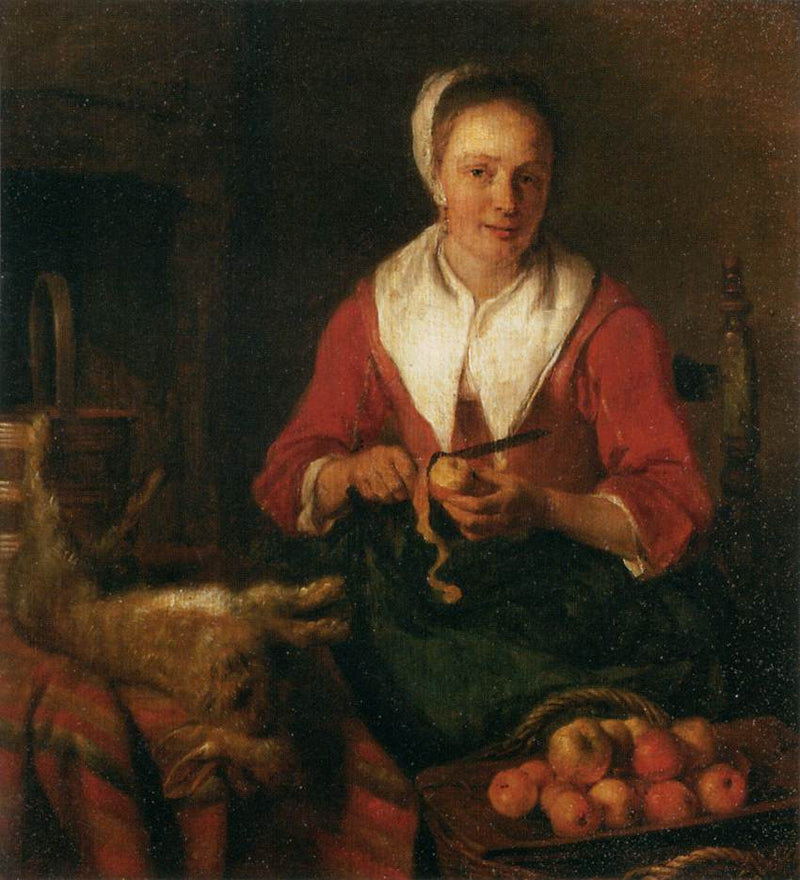 La Peleuse de pomme - Gabriel Metsu