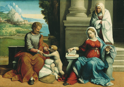 La Sainte Famille avec Sainte Anne - Benvenuto Tisi