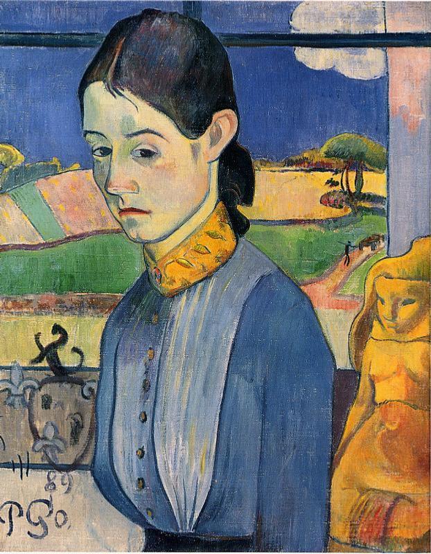 Jeune Bretonne - Paul Gauguin