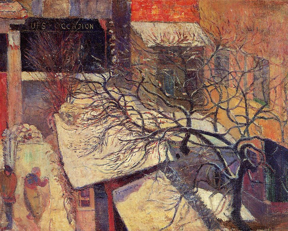 Reproduction du tableau « Paris sous la neige - Paul Gauguin » par Alpha Reproduction en peinture à l’huile