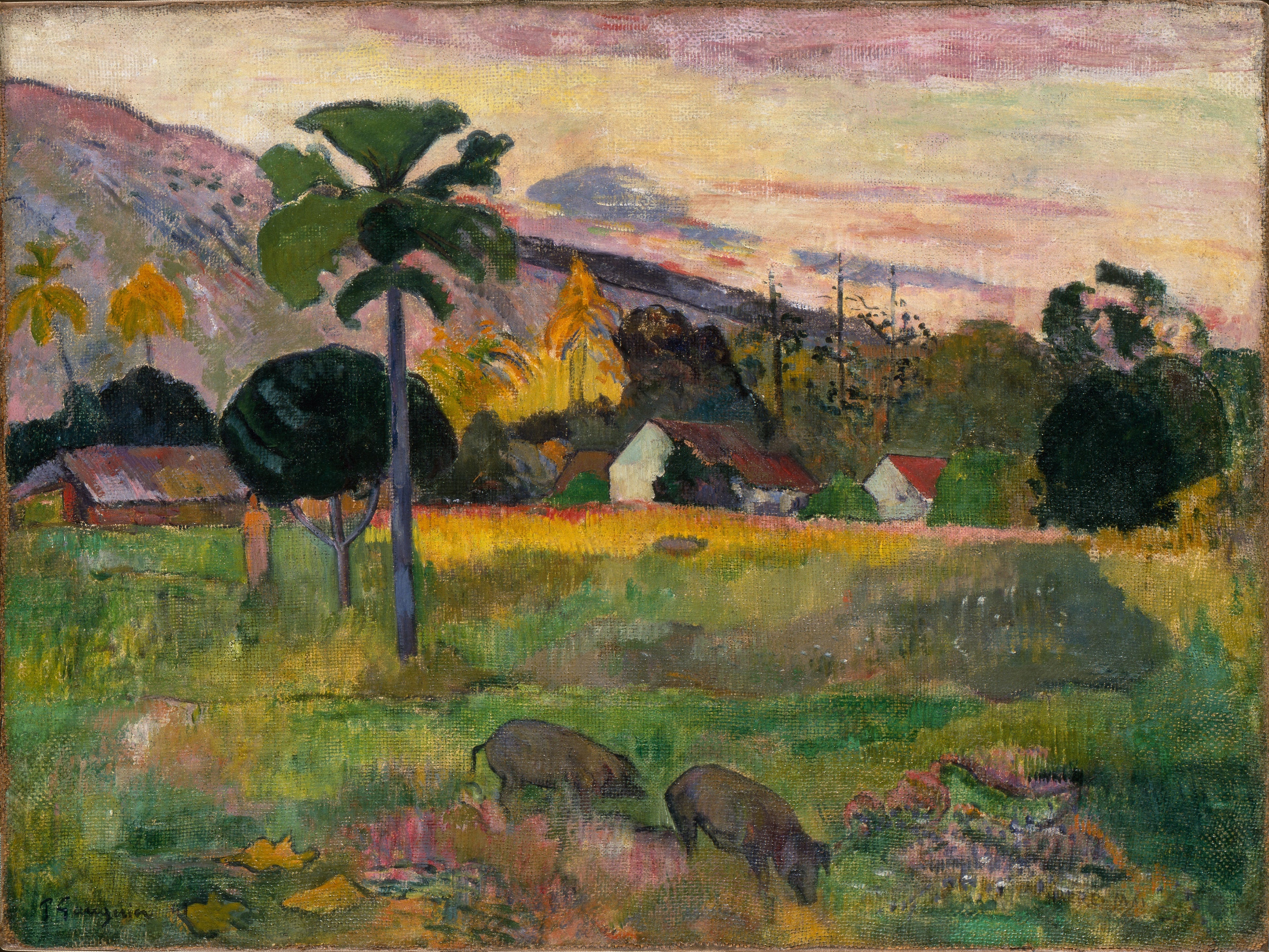 Reproduction du tableau « Haere Mai - Paul Gauguin » par Alpha Reproduction en peinture à l’huile
