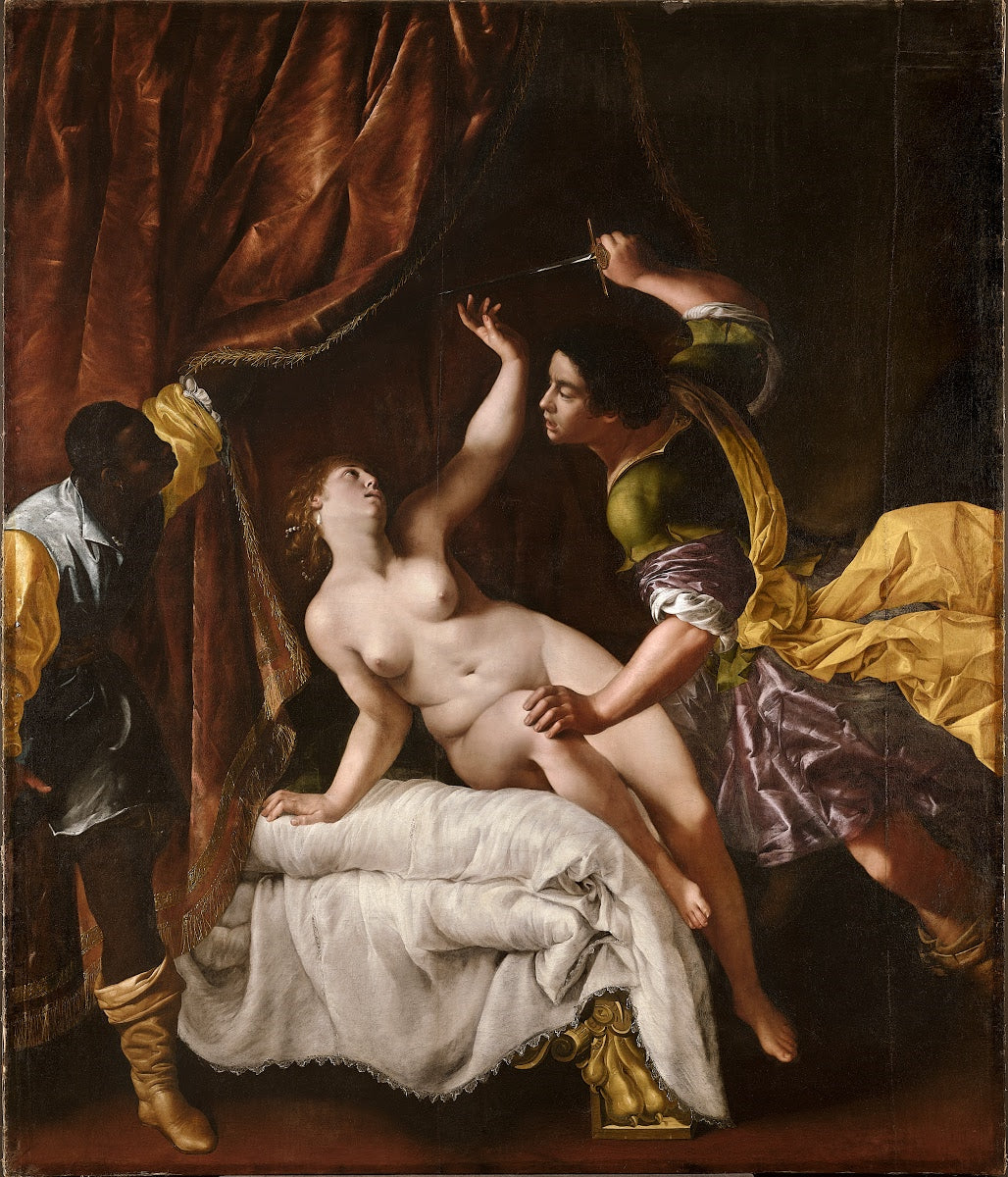 La viole de Lucrèce - Artemisia Gentileschi