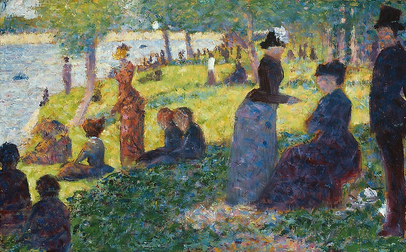 Esquisse peinte pour « Un dimanche à la Grande Jatte » - Georges Seurat
