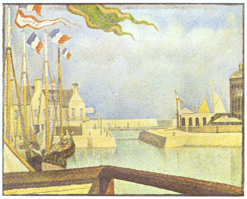 Dimanche, Port-en-Bessin - Georges Seurat