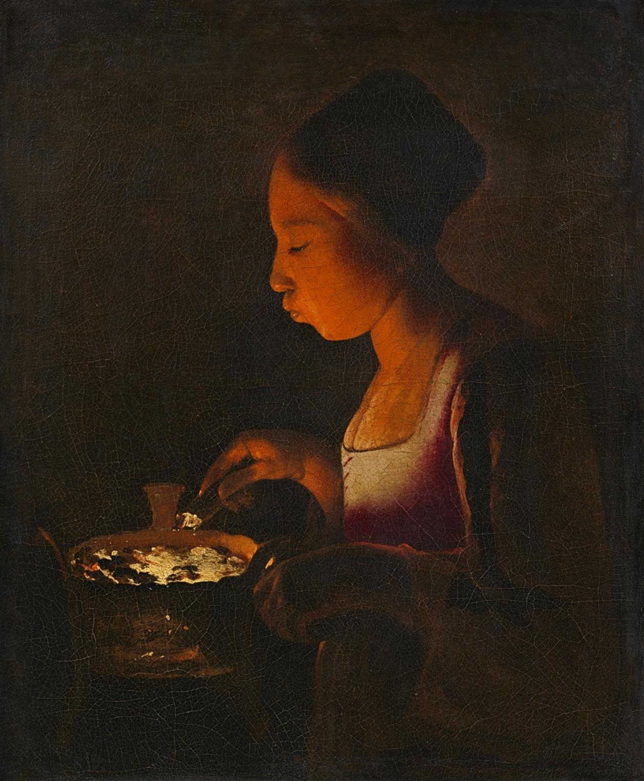 La Fillette au braisier - Georges de La Tour