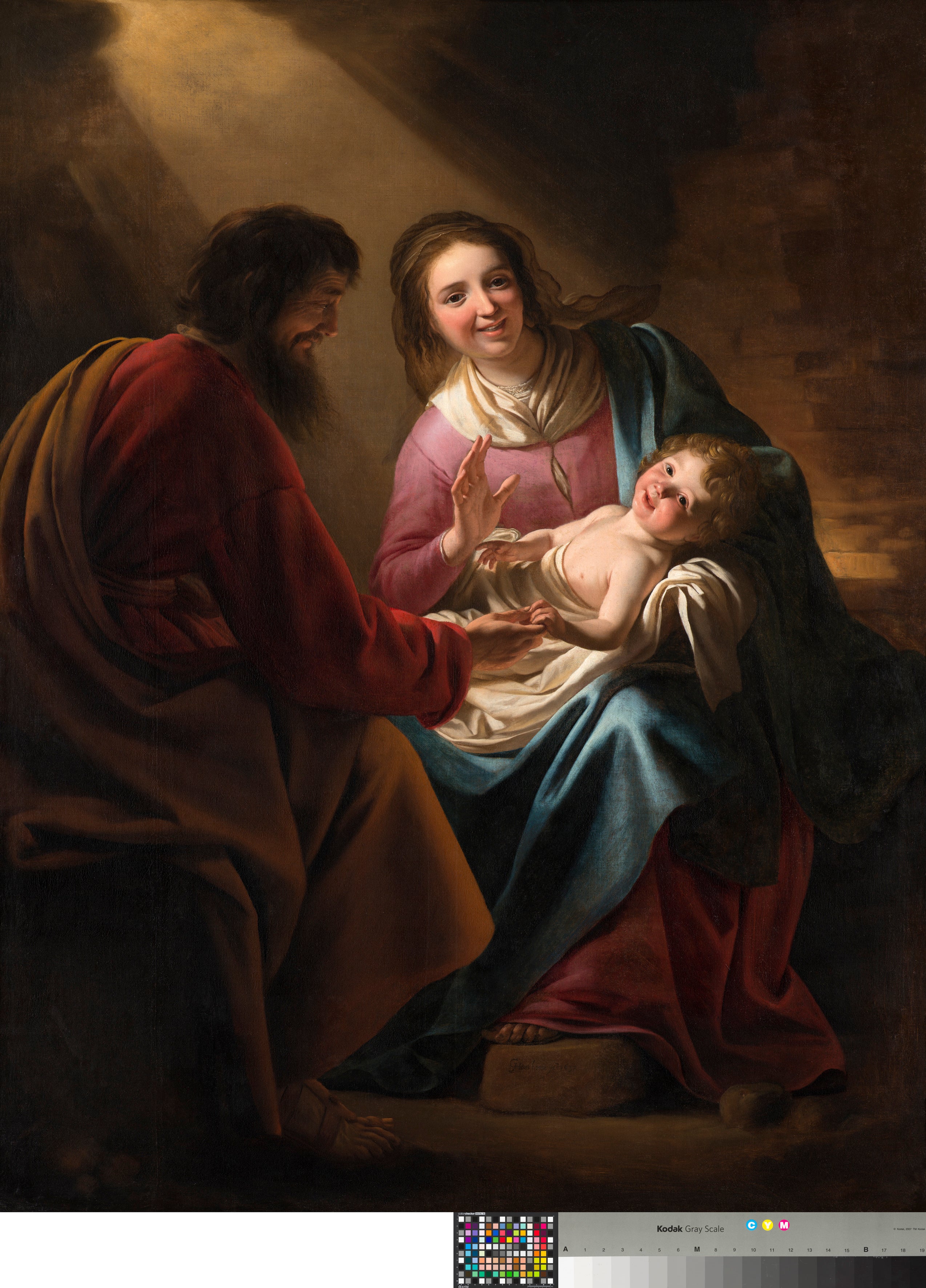 La Sainte Famille - Gerrit van Honthorst