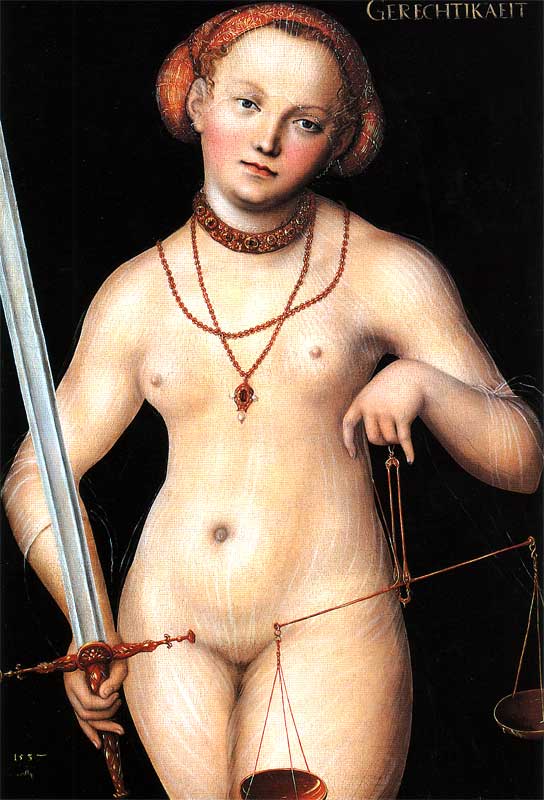 Justice - Lucas Cranach the Elder