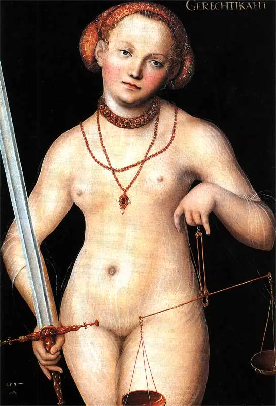 Justice - Lucas Cranach the Elder