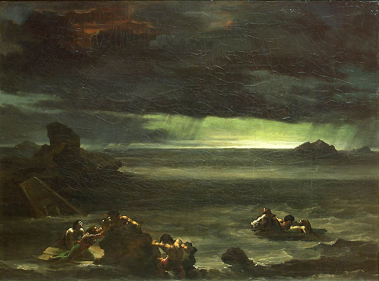 Reproduction du tableau « Scène du déluge - Théodore Géricault » par Alpha Reproduction en peinture à l’huile