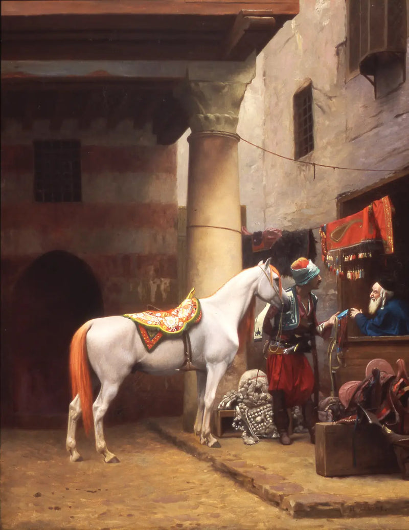 Le bazar de la selle, Le Caire - Jean-Léon Gérôme