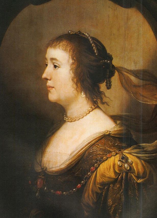 Portrait d'Amalia van Solms (1602-1675) - Gerrit van Honthorst
