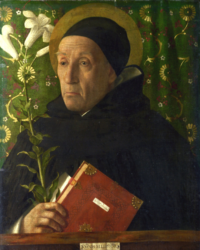 Portrait de Fra Teodoro d'Urbino en saint Dominique - Giovanni Bellini