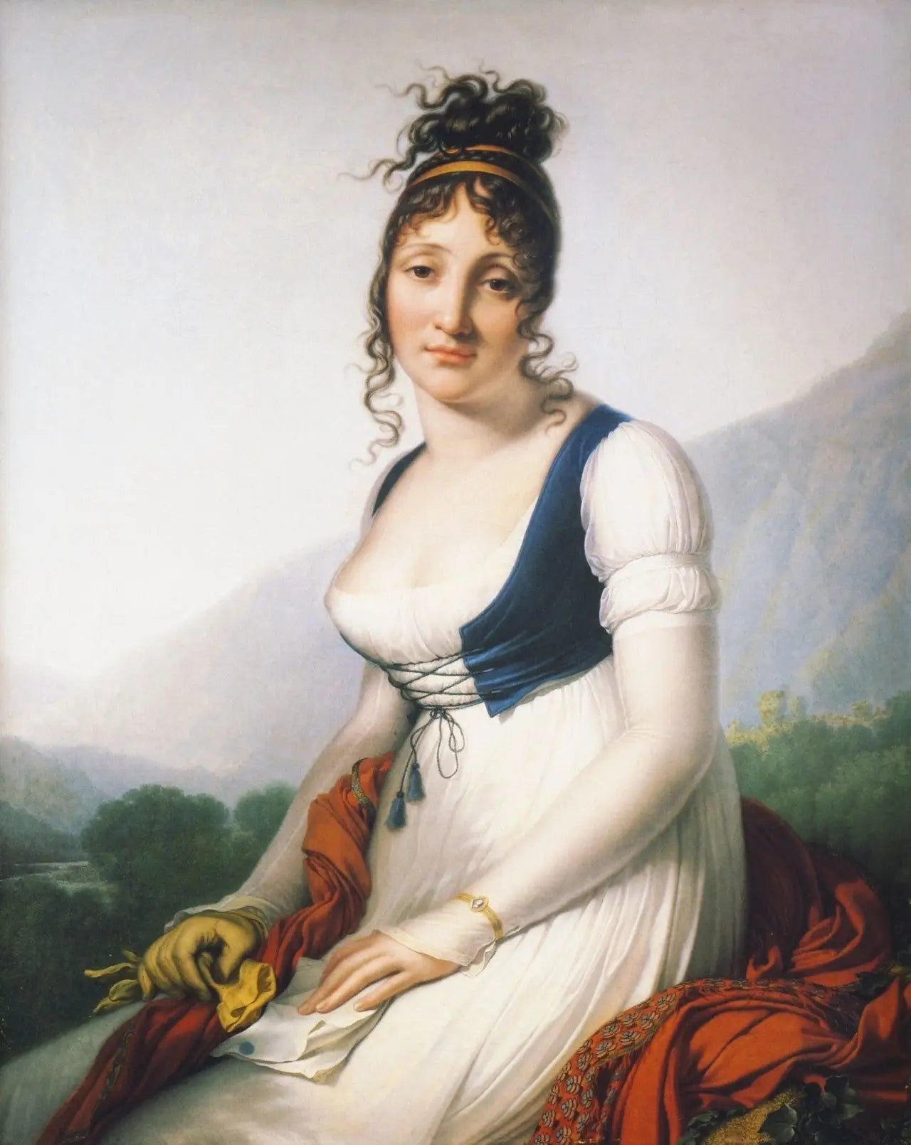 Portrait de la comtesse de Bonneval - Anne-Louis Girodet - Alpha Reproduction