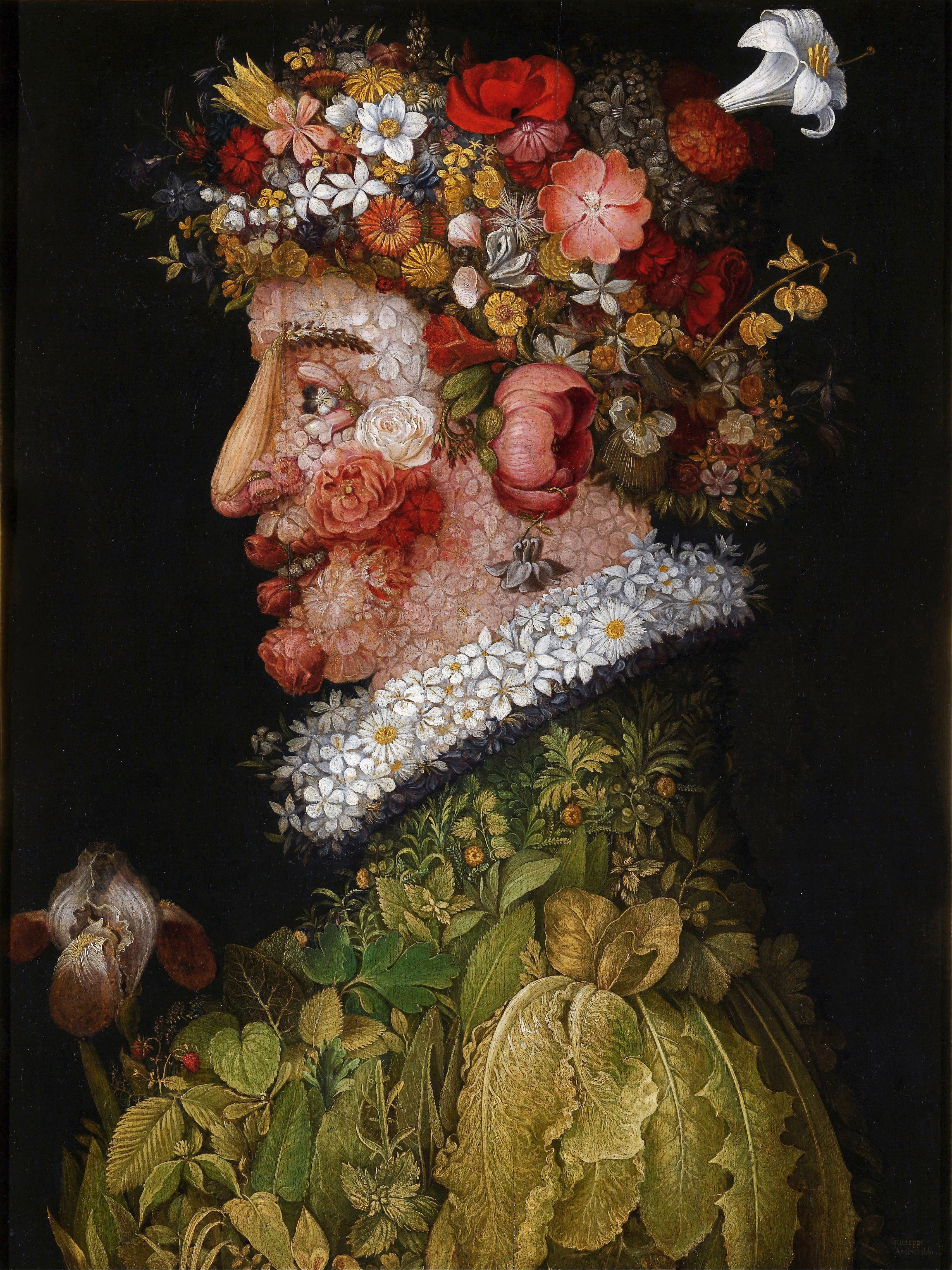Le Printemps - Giuseppe Arcimboldo
