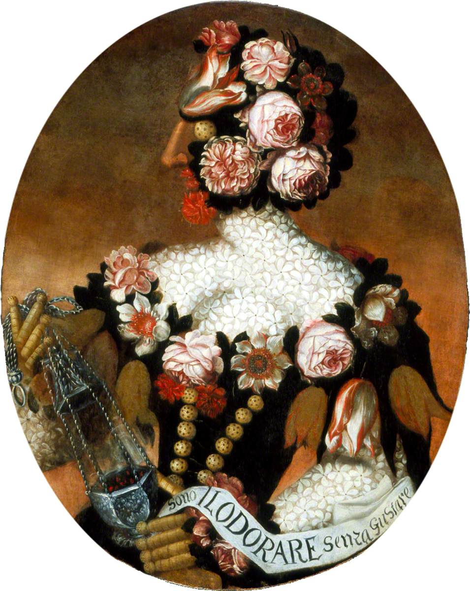 The Sense of Smell - Giuseppe Arcimboldo