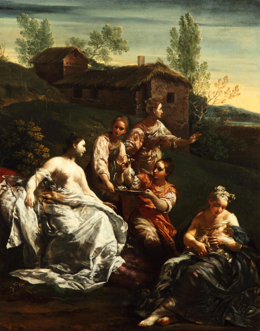 La naissance d'Arkas ou la naissance d'Adonis (?) - Giuseppe Maria Crespi