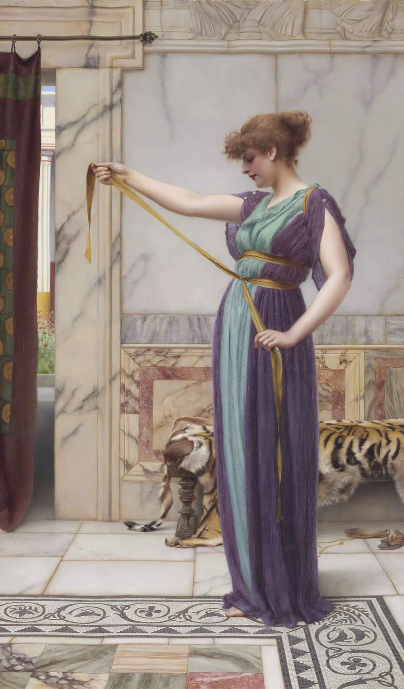 Une dame pompéienne - John William Godward