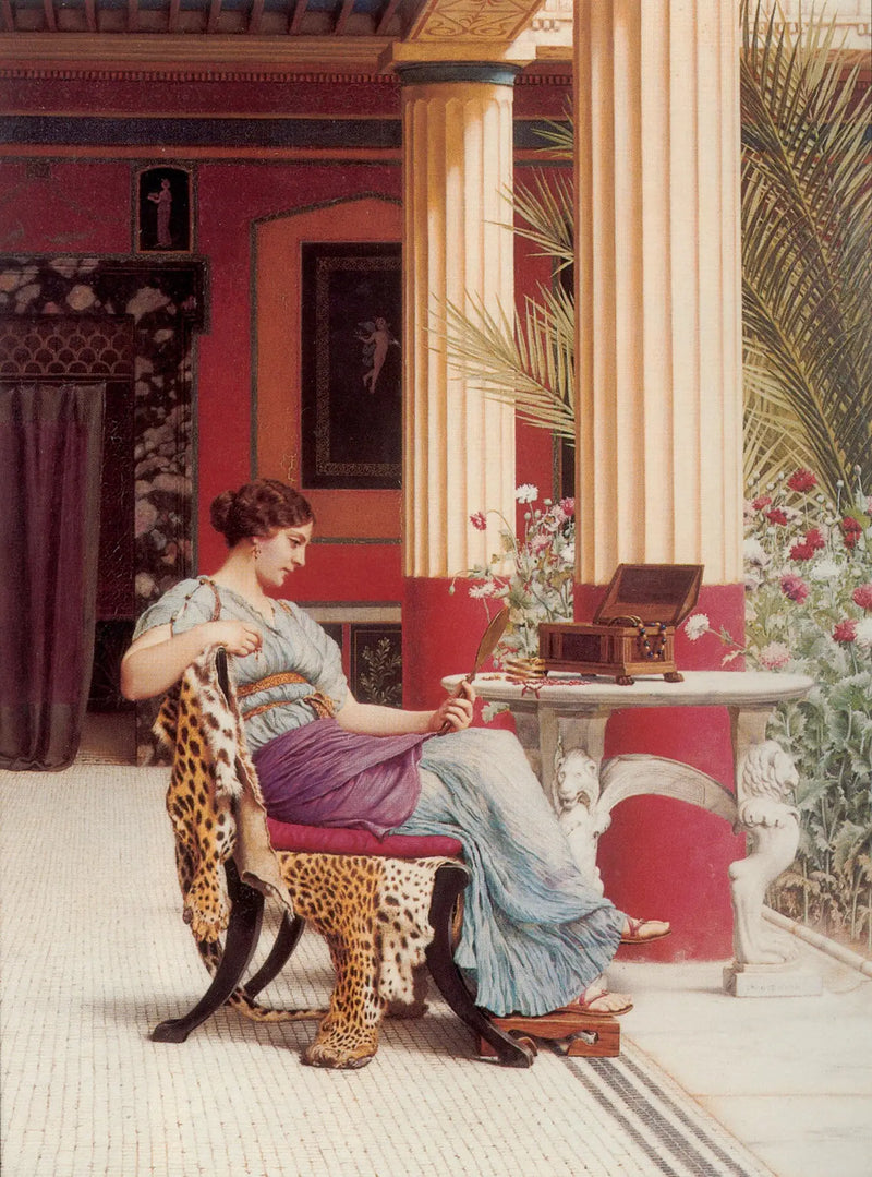 Le coffret à bijoux - John William Godward