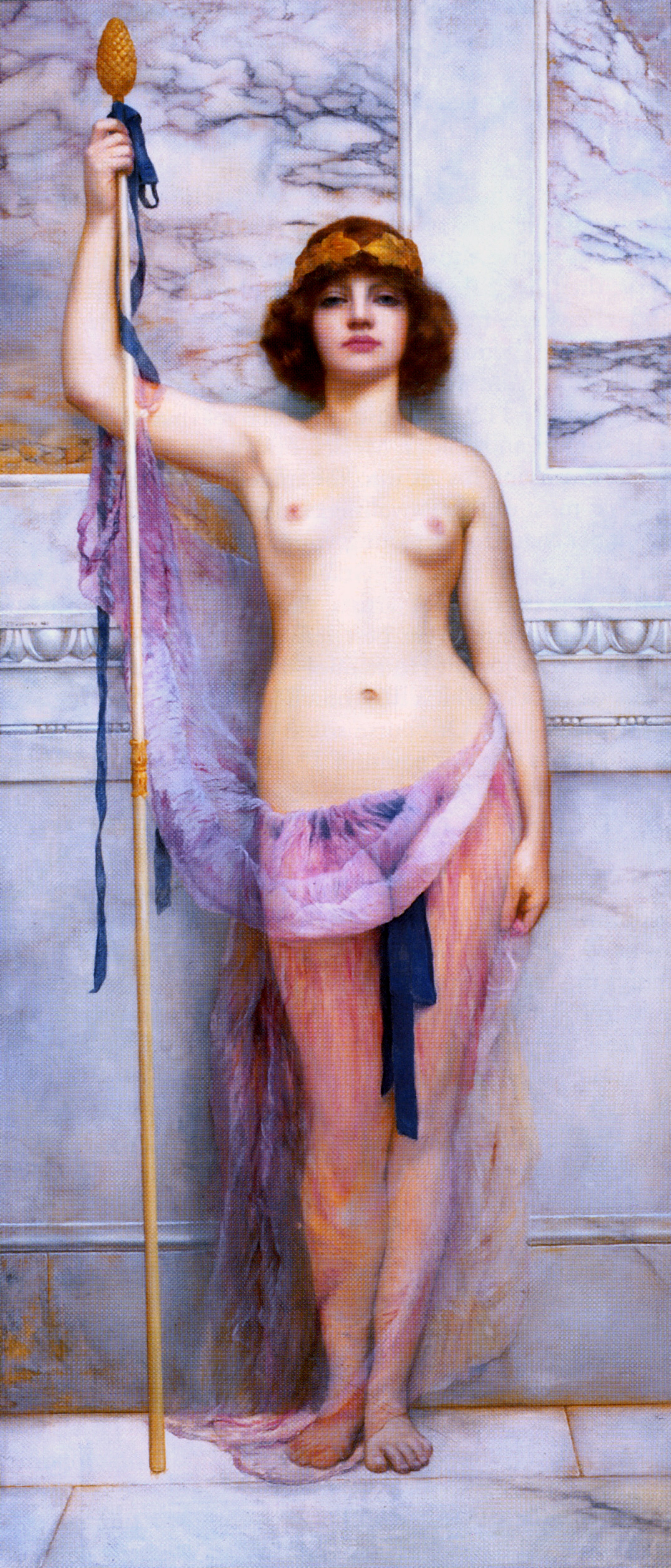 Une prêtresse - John William Godward