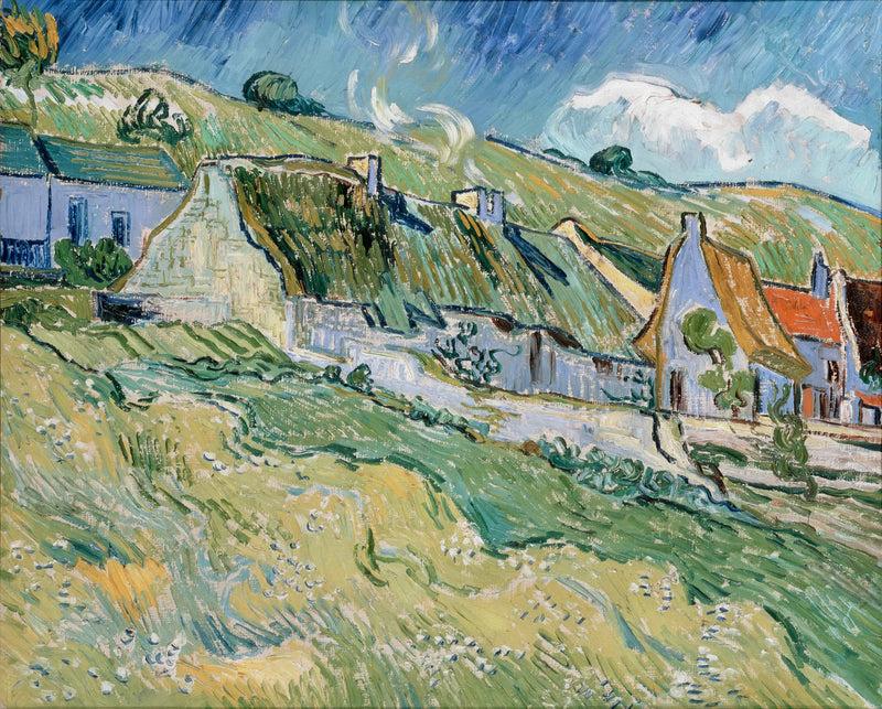 Chaumières à Auvers-sur-Oise - Vincent van Gogh