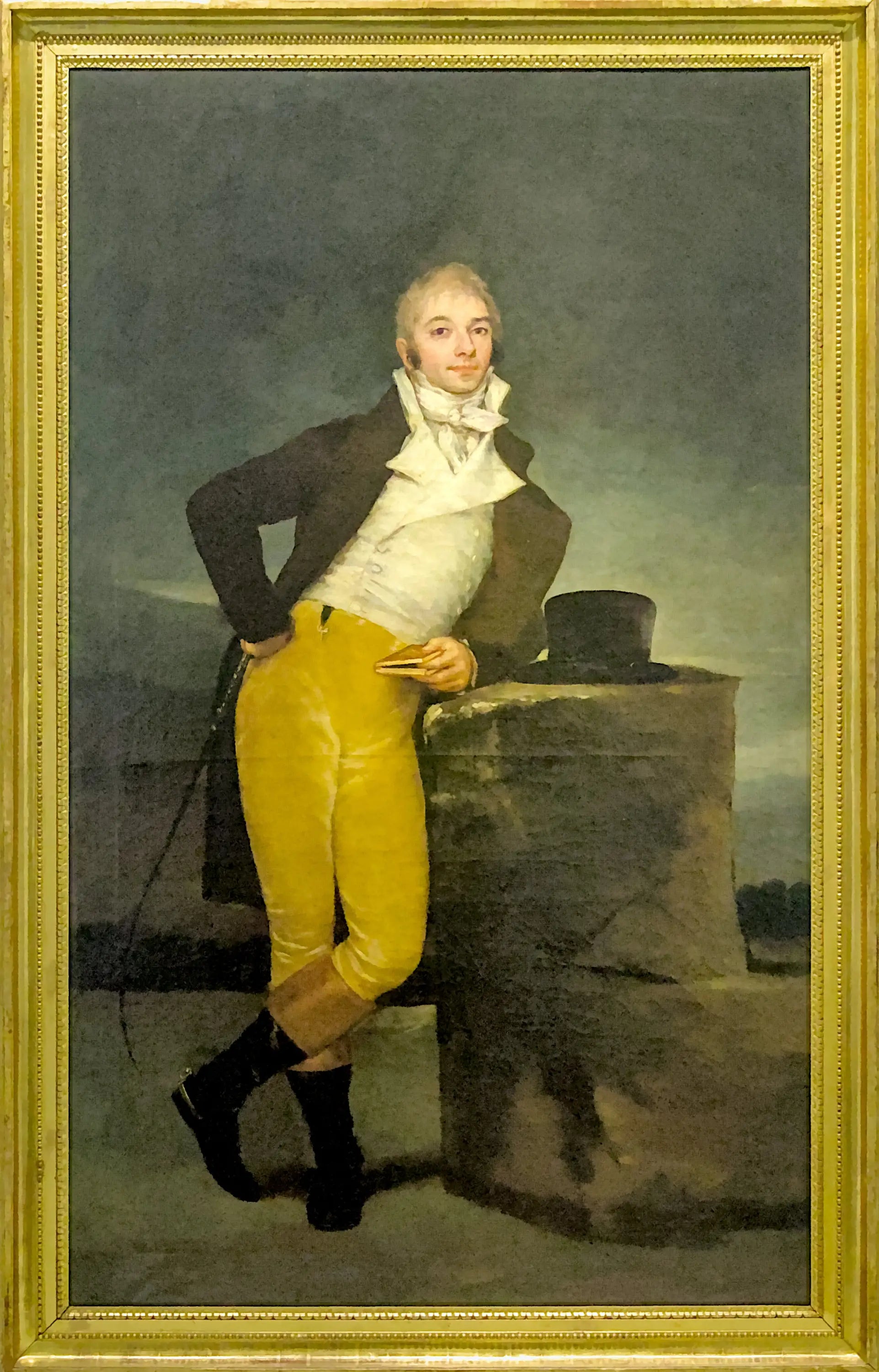 Reproduction du tableau « Portrait du marquis de San Adrian - Francisco de Goya » par Alpha Reproduction en peinture à l’huile