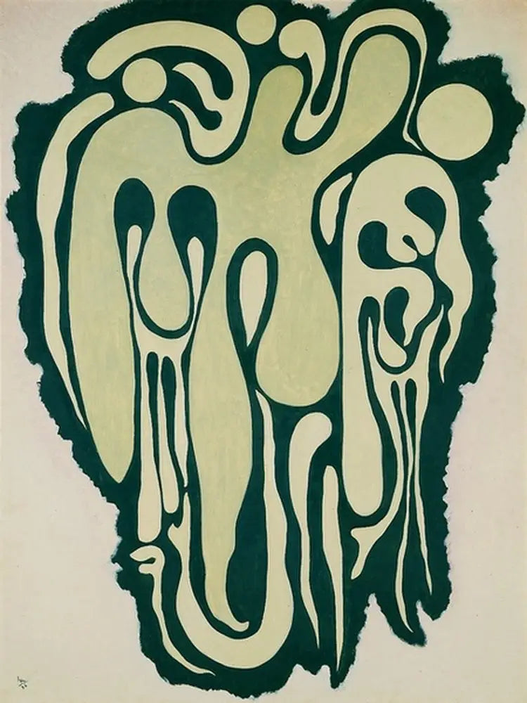 Figure verte - Vassily Kandinsky