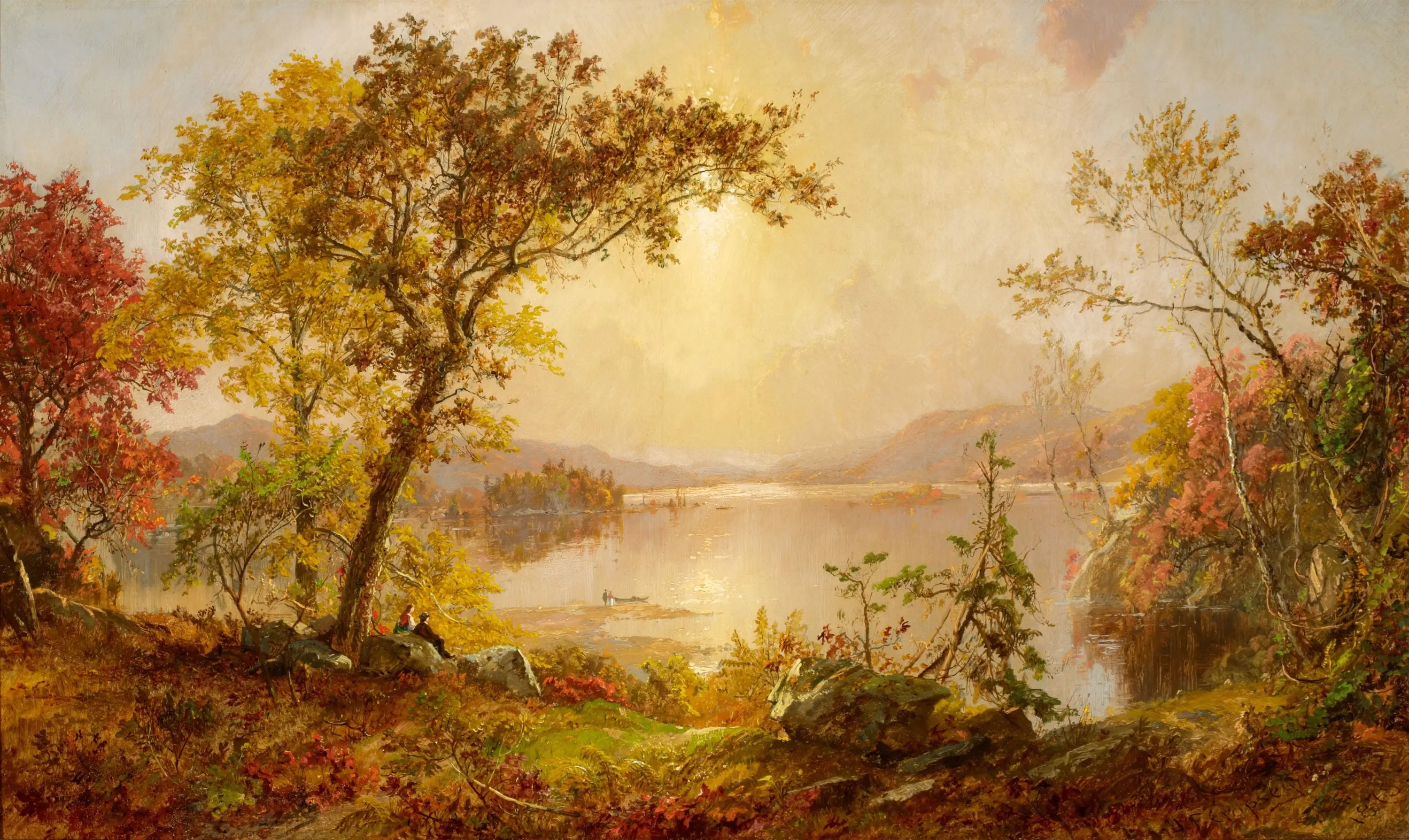Lac Greenwood Automne sur l’Hudson - Jasper Francis Cropsey - Alpha Reproduction