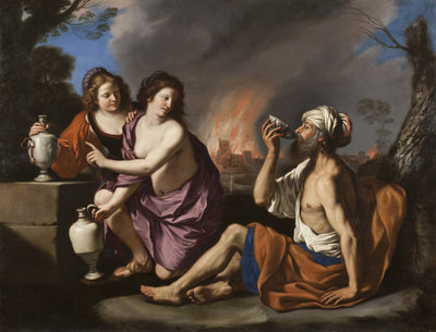 Lot et ses filles - Guercino - Alpha Reproduction