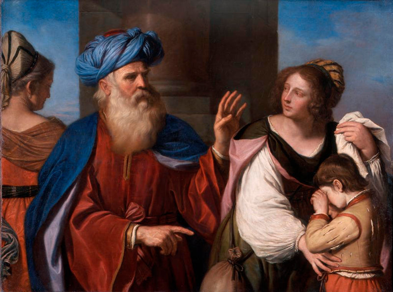 Abraham répudiant Agar - Guercino