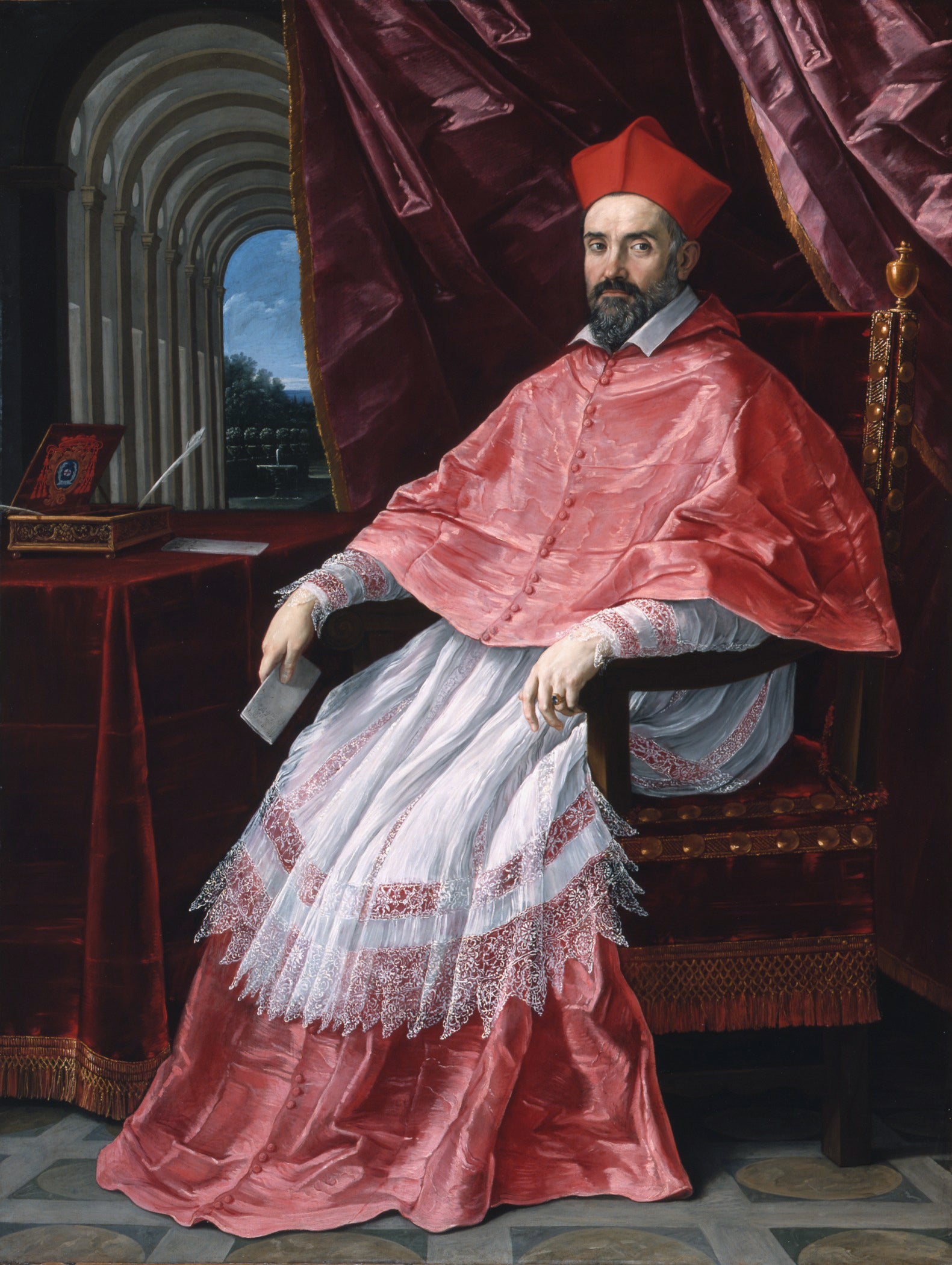 Portrait du cardinal Roberto Ubaldino, légat pontifical à Bologne - Guido Reni