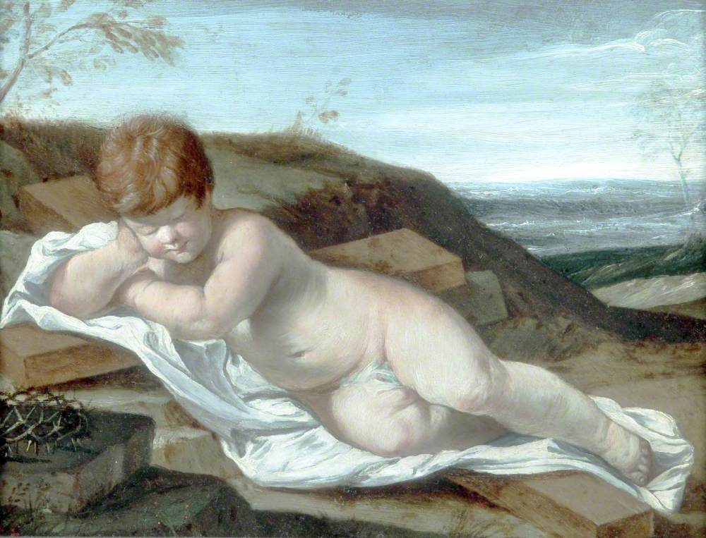 L'Enfant Jésus endormi sur la Croix - Guido Reni