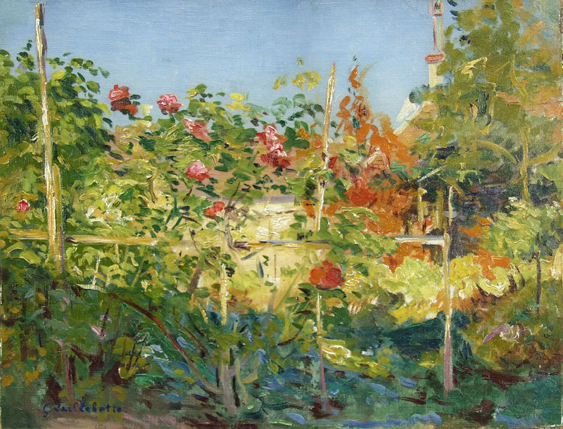 Jardin à Trouville - Gustave Caillebotte